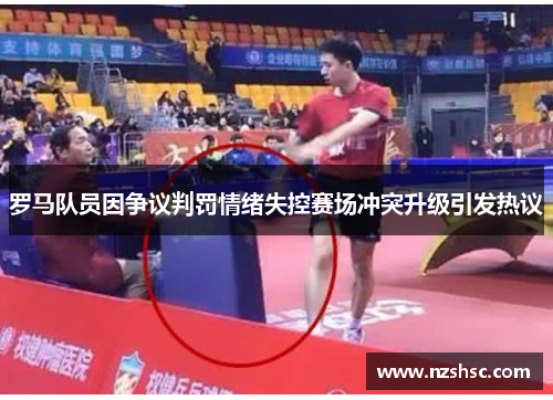 罗马队员因争议判罚情绪失控赛场冲突升级引发热议